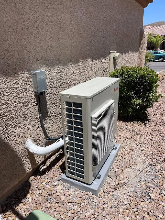 Residential air conditioning condenser unit in Toronto